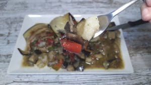 Laminas de berenjenas rellenas