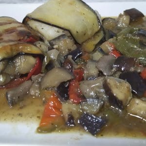 rollitos de berenjenas con bacalao