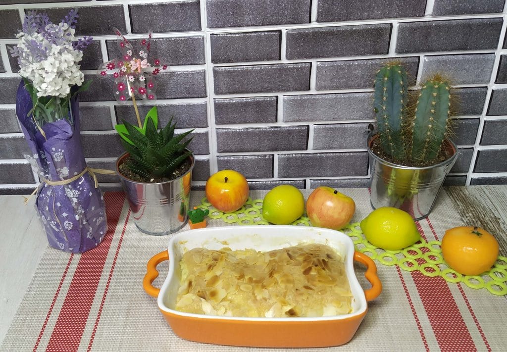 BACALAO GRATINADO CON ALMENDRAS
