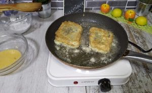 bacalao gratinado con almendras