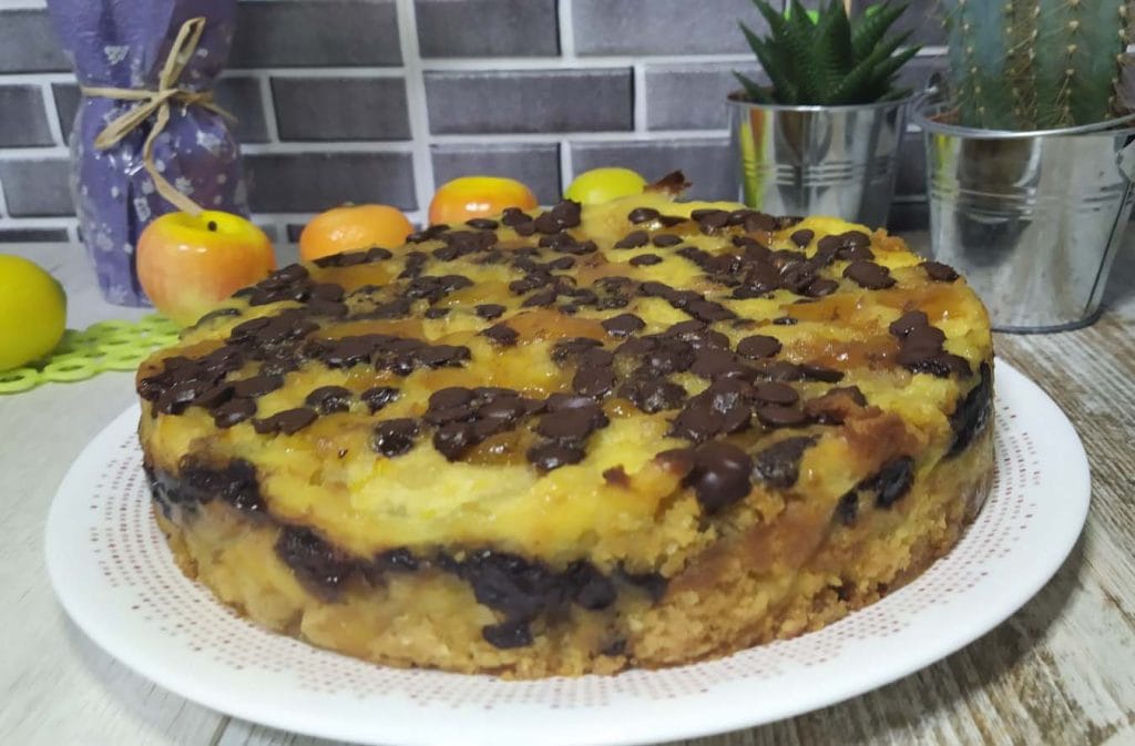 bizcocho flanero de chocolata y naranja