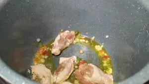 Arroz con pollo en Olla GM H, Olla GM D y GM G