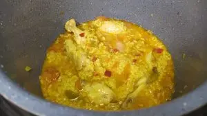 Arroz con pollo en Olla GM H, Olla GM D y GM G