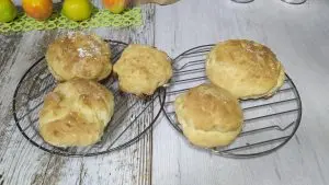 Bambas de nata sin gluten