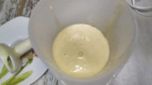 smoothie de platano y crema de cacahuete