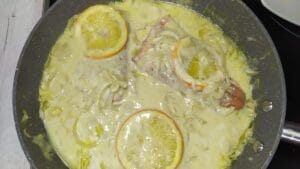 lomos de salmon a la naranja