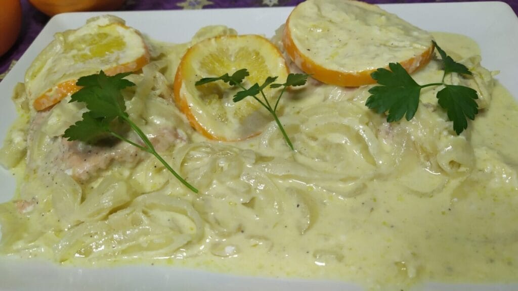 receta de salmon a la naranja facil