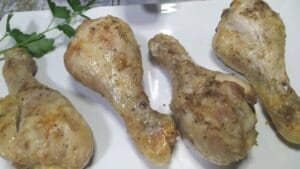 muslitos o alitas de pollo en freidora de aire airfryer