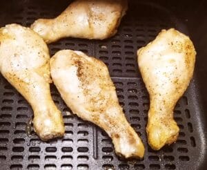 Jamoncitos de pollo fritos en freidora de aire