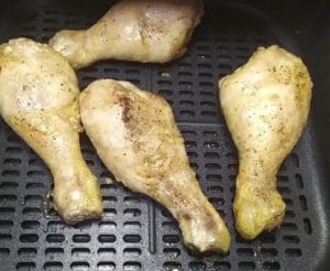 Jamoncitos de pollo en freidora de aireJamoncitos de pollo fritos en freidora de aire