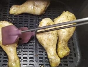 Jamoncitos de pollo en freidora de aireJamoncitos de pollo fritos en freidora de aire