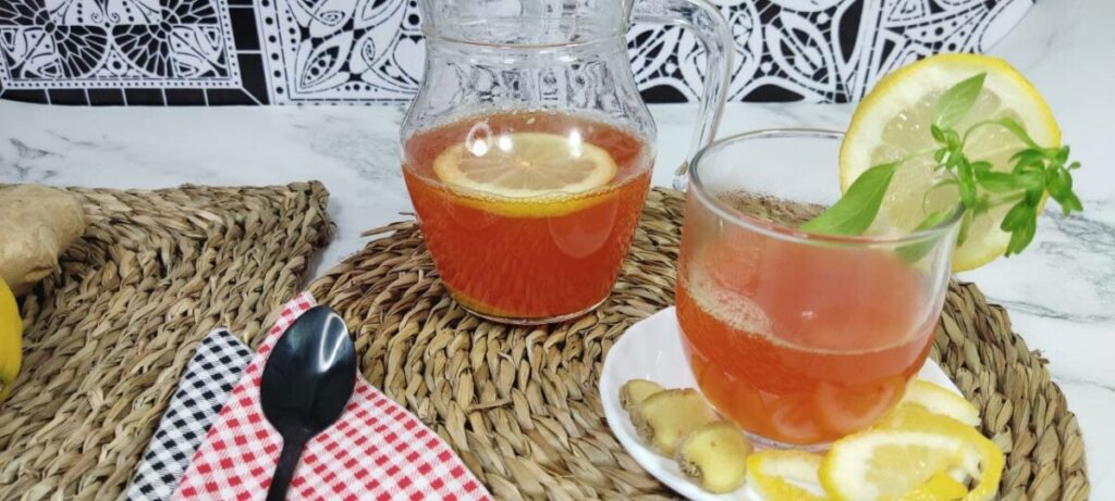 Te o infusion para aliviar el resfriado y la gripe además para subir las defensas . Infusión de cebolla y ajo con jengibre