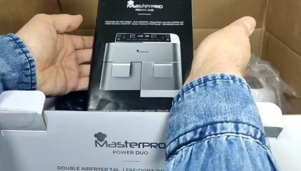 MasterPro PowerDUO - Freidora sin Aceite-Freidora de aire