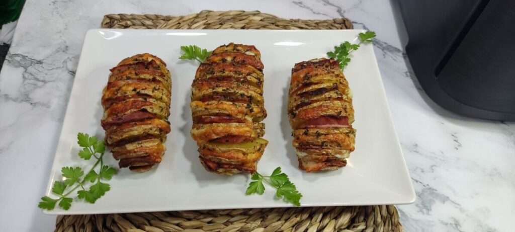 Patatas HASSELBACK en freidora de aire