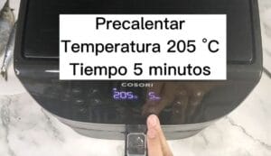 sardinas en freidora de aire