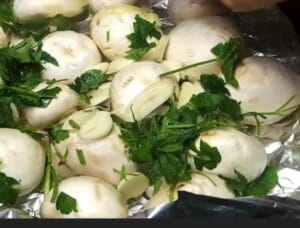 champiñones-al-ajillo-en-freidora-de-aire