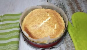 Tarta de queso la viña en la freidora de aire