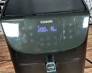 oreja de cerdo frita en freidora de aire (airfryer)