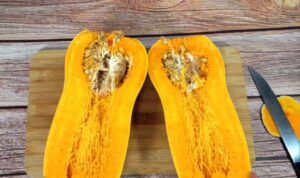 Cortar y pelar una calabaza rápida y fácilmente