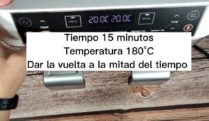 Patatas fritas de calabaza en freidora de aire