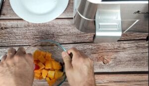 calabaza asada en freidora de aire