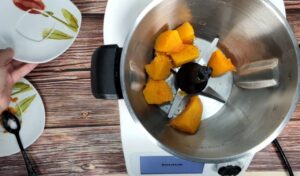 buñuelos de calabaza en freidora de aire