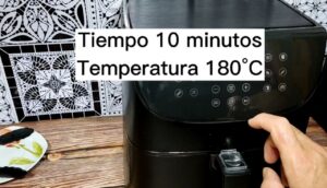 Morcilla de Burgos frita en la freidora de aire