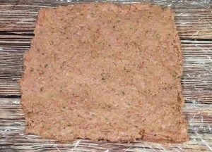 rollo de carne relleno en freidora de aire