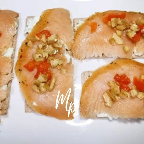 canapes faciles de salmon ahumado y aguacate
