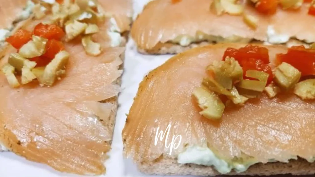 canapes fáciles con salmon ahumado