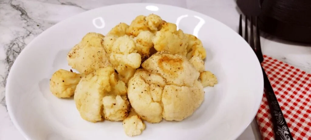 coliflor en freidora de aire