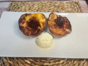 melocotones-asados-en-freidora-de-aire