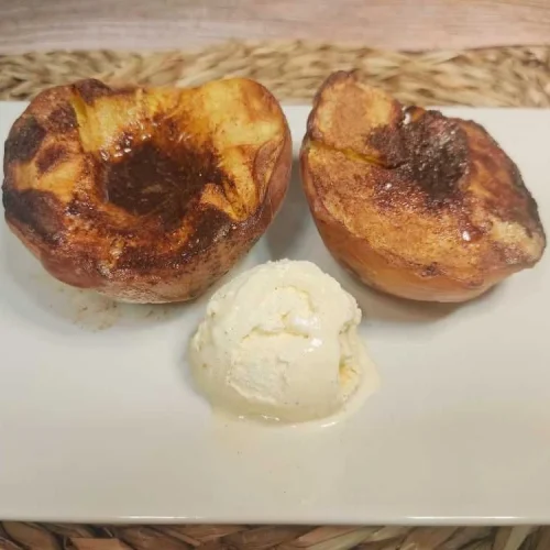 melocotones-asados-en-freidora-de-aire