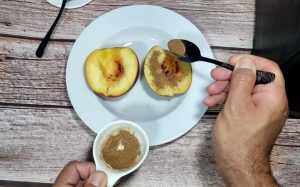 melocotones-asados-en-freidora-de-aire