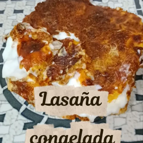 lasañacongeladaenfreidoradeaire